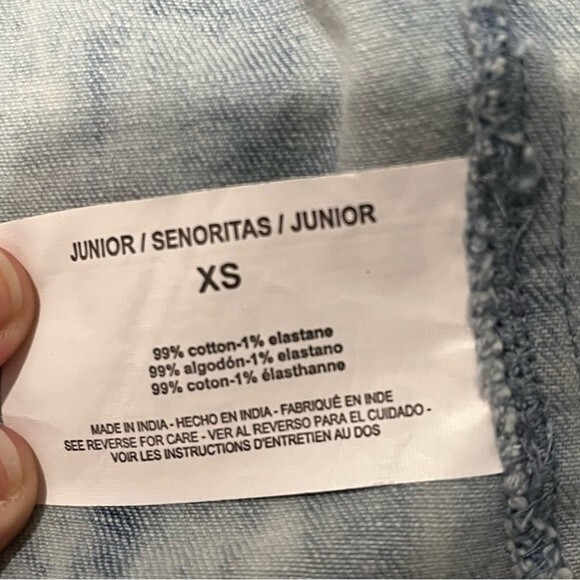 William Rast Sussex Tye Dye Cropped Denim Jacket Size XS - Picture 9 of 10